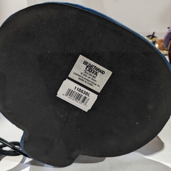 Jim Shore Lamp- Heartwood Creek- angel with vegetable basket 2004 - Picture 2 of 14